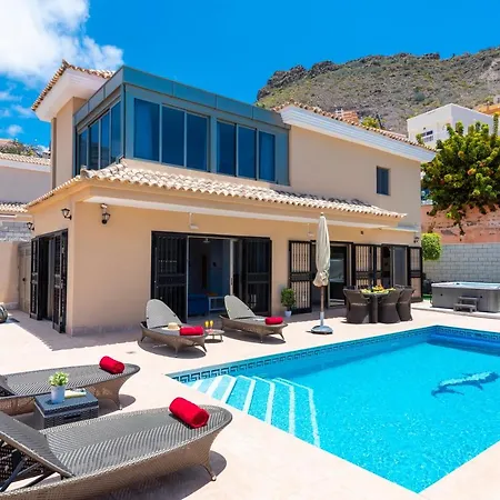 Torviscas Sunset Villa 4 Rooms With Air-Conditioning & Private Jacuzzi Willa Costa Adeje (Tenerife)
