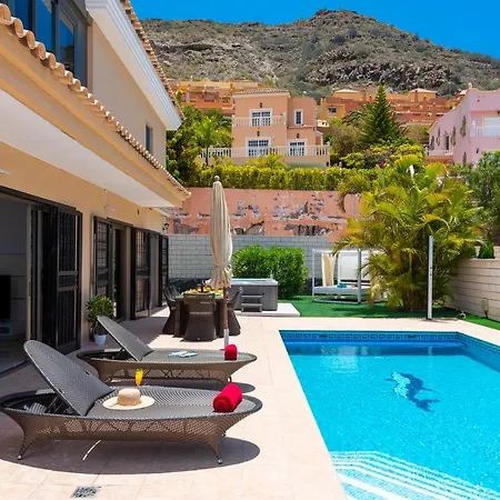 Villa Torviscas Sunset 4 With Air-conditioning & Private Jacuzzi Costa Adeje (Tenerife)