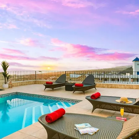 别墅 Torviscas Sunset 4 With Air-conditioning & Private Jacuzzi 阿德耶
