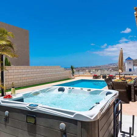 别墅 Torviscas Sunset 4 With Air-conditioning & Private Jacuzzi *